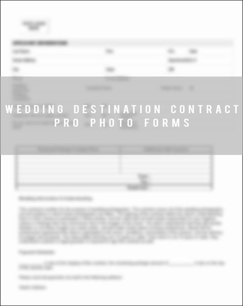 61 Photography Contracts and Forms