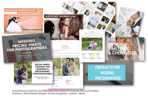 The Complete Wedding Photography Product Collection