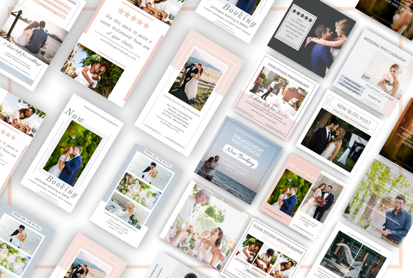 Wedding Instagram Templates for Photographers | Canva Templates
