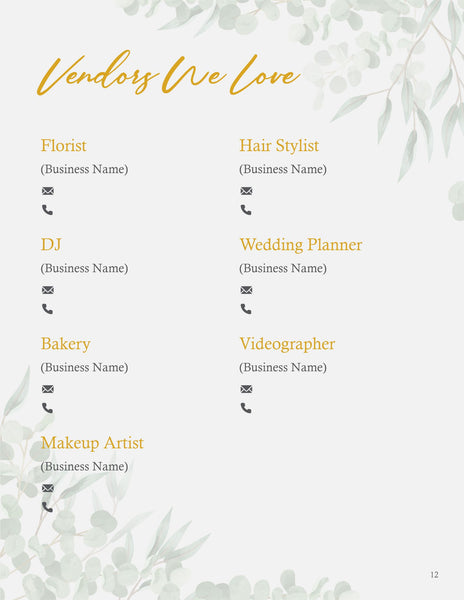 Wedding Photography Client Guide | Welcome Packet Template | PSD Templates