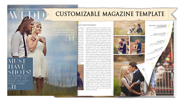 Wedding Magazine Welcome Packet Template {1st Edition}