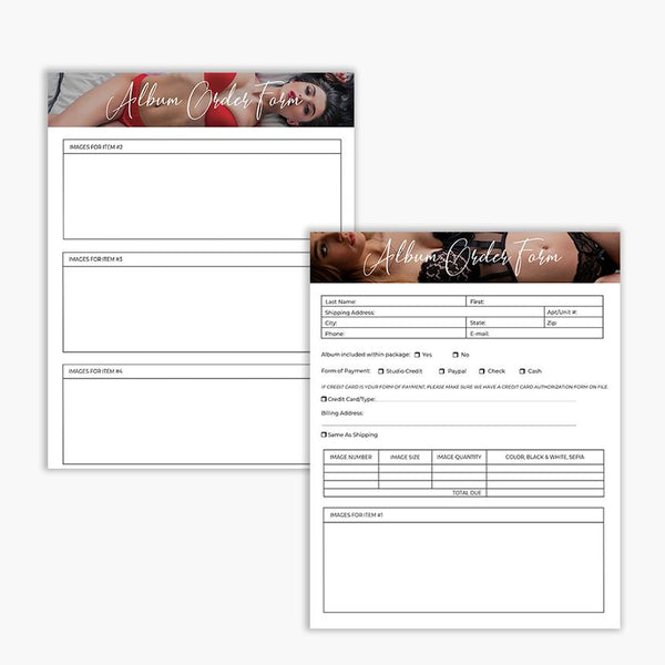 Boudoir Photography Marketing Template Bundle for CANVA | Gold