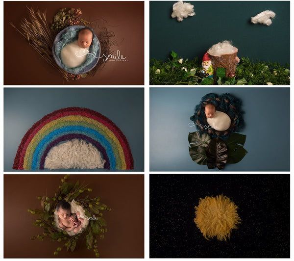 Complete Digital Newborn Backdrop Bundle + Tutorial Videos!