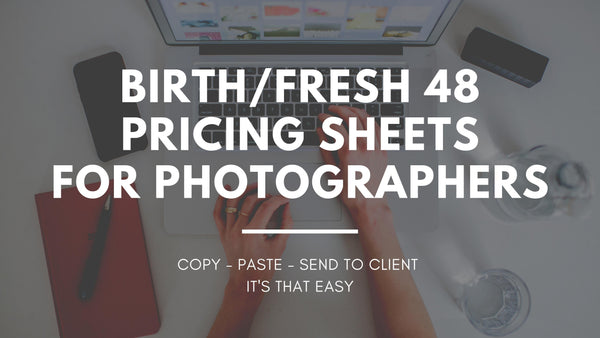 The Complete Fresh 48 & Birth Photography Product Collection