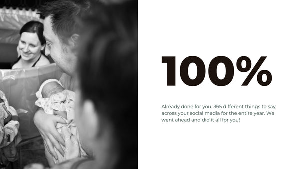 Birth Photography & Fresh 48: Social Media Content *Copy-Paste-Post* - 365 Posts Already done for you!