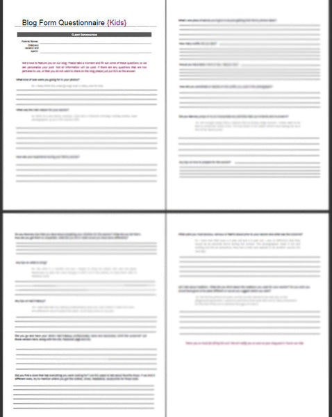 61 Photography Contracts and Forms