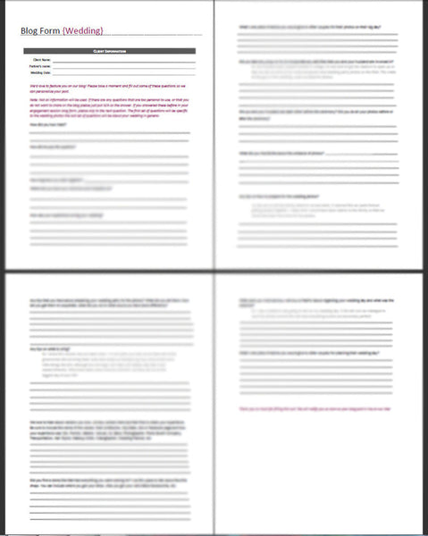 61 Photography Contracts and Forms