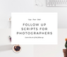 Follow Up Scripts for Photographers - BP4U Photographer Resources