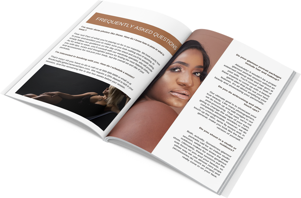 Glamour Client Guide for CANVA, Welcome Packet, Magazine Template for Boudoir Photographers