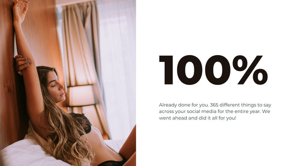 *BRAND NEW* Boudoir Photography Monthly Social Media Content *Copy-Paste-Post* - 365 Posts Already done for you!