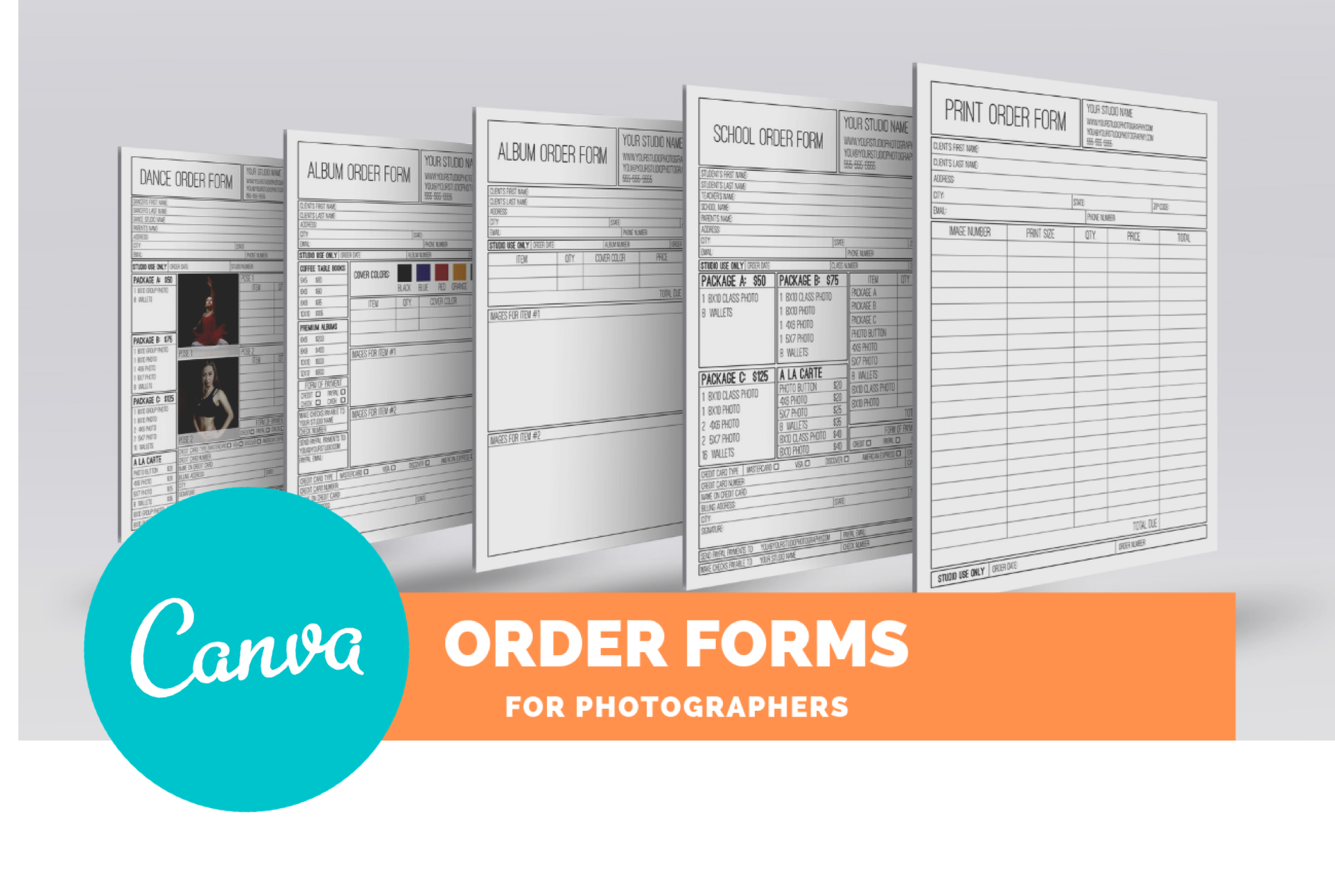 Order Form Templates for Photographers for CANVA *Sports, Albums, Danc - BP4U Photographer Resources order-form-templates-for-photographers-for-canva-sports-albums-danc-bp4u-photographer-resources