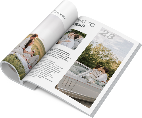 Portrait Client Guide, Welcome Packet Template, Magazine Template FOR CANVA