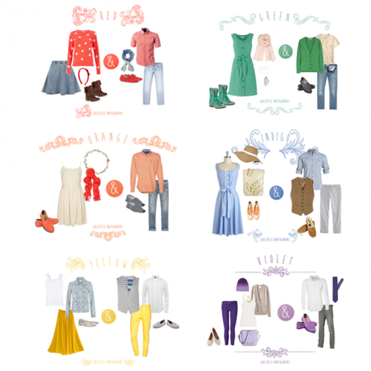 Colors Of The Rainbow What to Wear Guides Engagement BP4U