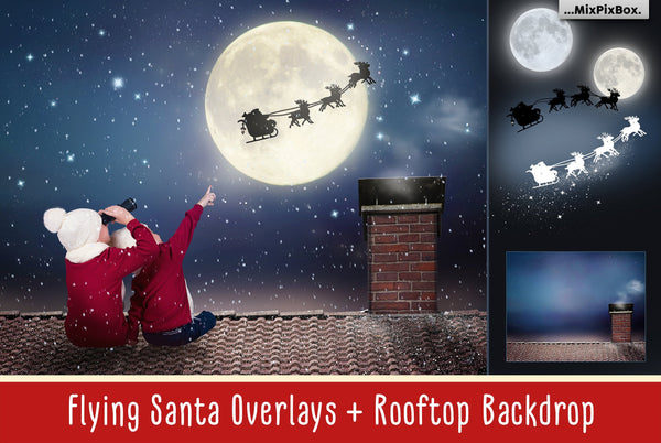 Holly Jolly Holiday Backdrops & Overlays