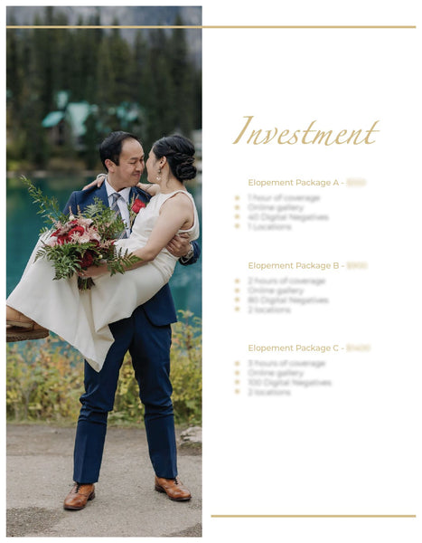 Elopement Client Guide | Welcome Packet Template