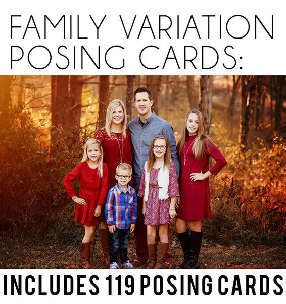 959 Family/Children Posing Card Bundle by Autumn Branscome