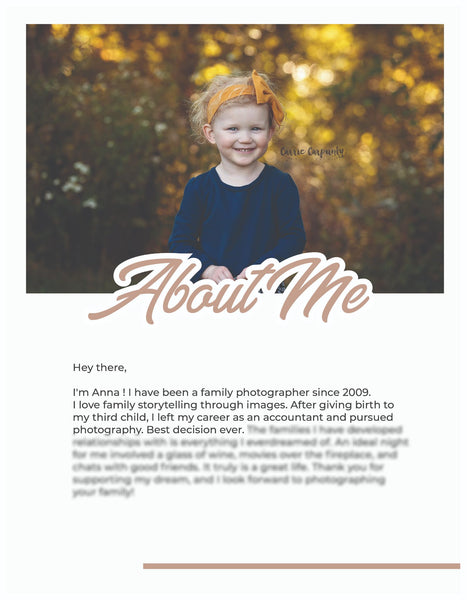 Family Client Guide |  Magazine Welcome Packet Template | PSD Templates