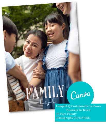 Family Client Guide, Welcome Packet Template, Magazine Template FOR CANVA