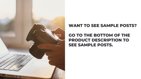 February Social Media Content for Photographers *Copy-Paste-Post*  Already done for you!