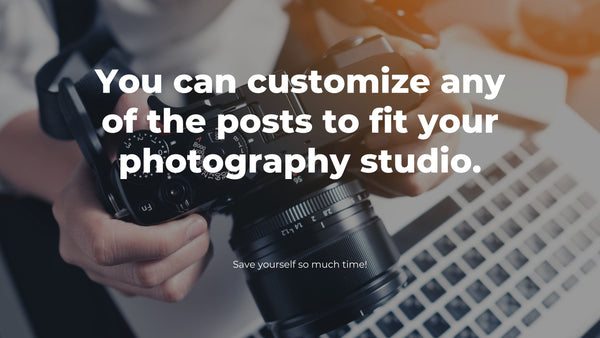 February Social Media Content for Photographers *Copy-Paste-Post*  Already done for you!