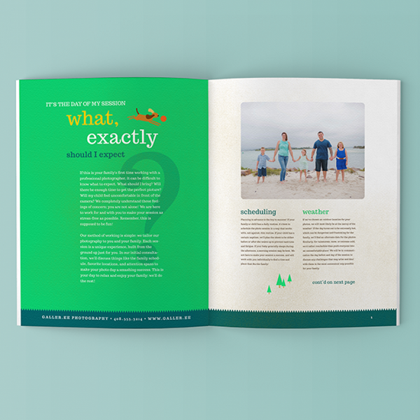 Child & Family Portrait Marketing Magazine