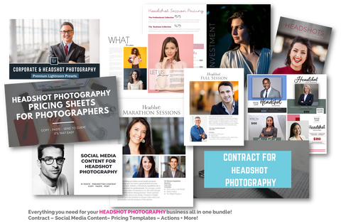 The Complete Headshot Photography Product Collection