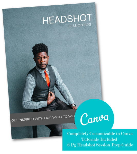 The Complete Headshot Photography Product Collection for CANVA