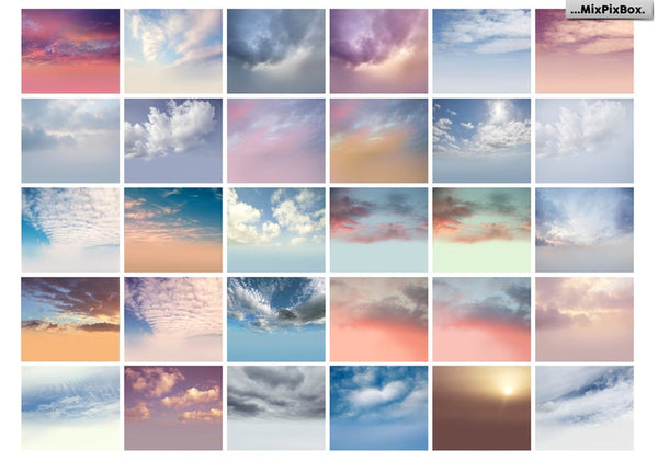 1000+ Sky Overlay Bundle