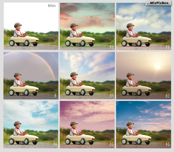 1000+ Sky Overlay Bundle