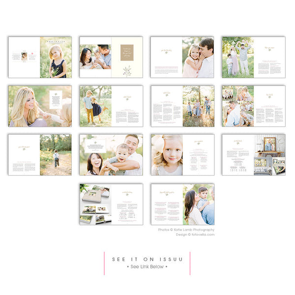 Photography Marketing Brochure - Portrait Photography Marketing Magazine - JOY - 1510