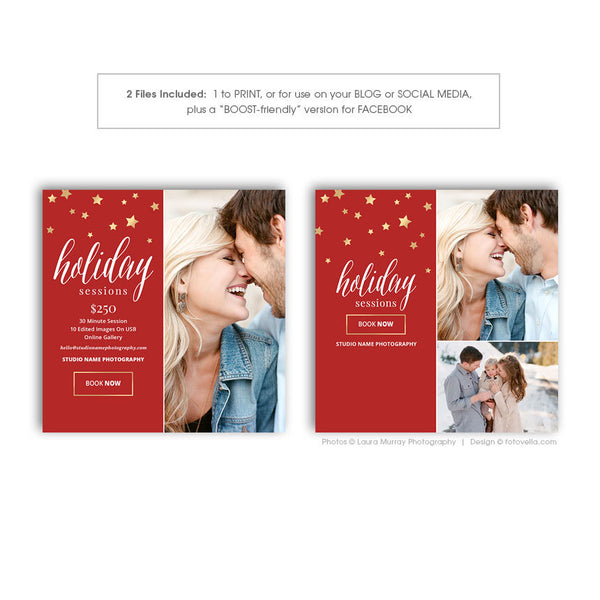 Holiday Mini Session Marketing Board - Christmas Mini Session Marketing Board - HOLIDAY JOY 3 - 1582