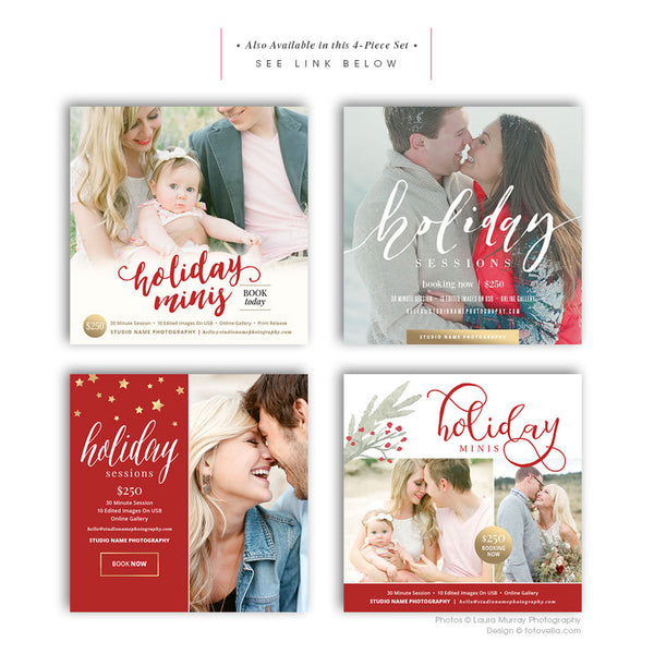 Holiday Mini Session Marketing Board - Christmas Mini Session Marketing Board - HOLIDAY JOY 3 - 1582