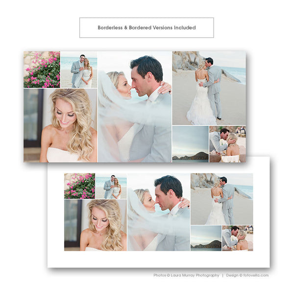 Print Photo Collage Template - Storyboard - 10x20 Collage - 48 Pack For Photographers - STORYLINE - 1539