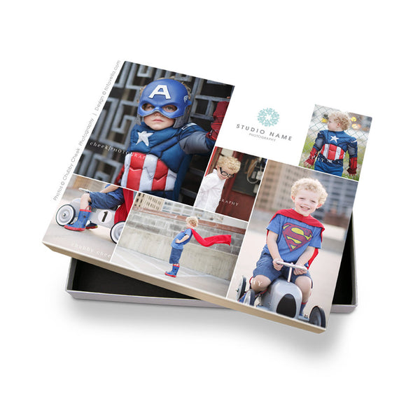 Artsy Couture Presentation Box Template - 8x10 - Custom Packaging Photoshop Template - 1212