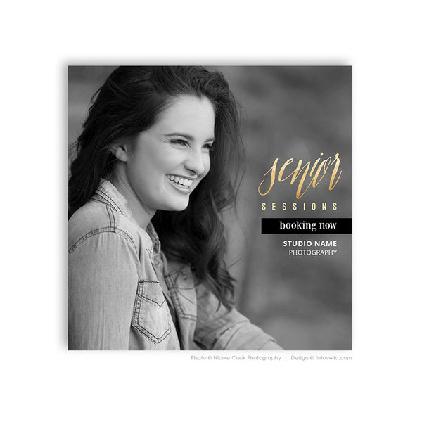 Senior Photography Marketing Template - Digital Marketing Template - SIGNATURE 1 - 1568