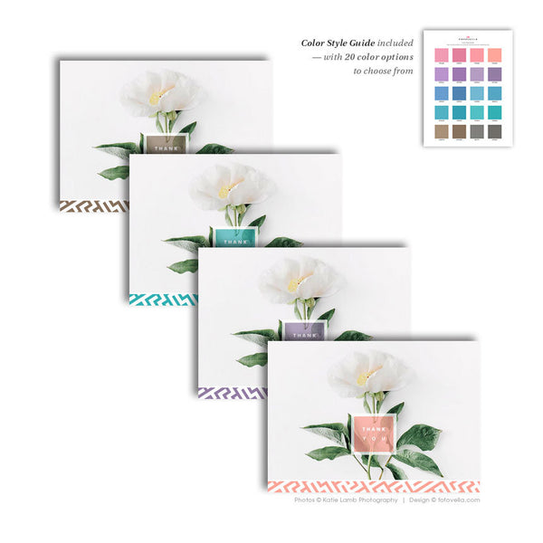 Photographer Thank You Card Photoshop Template - Photography Branding Templates - OLIVIA - 1621