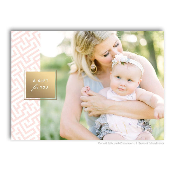 Free Photography Gift Certificate Template - OLIVIA - 1622