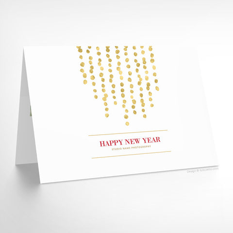 Photographer Thank You Card - Folded Thank You Card Marketing Template For Photographers - SHIMMER - 1613