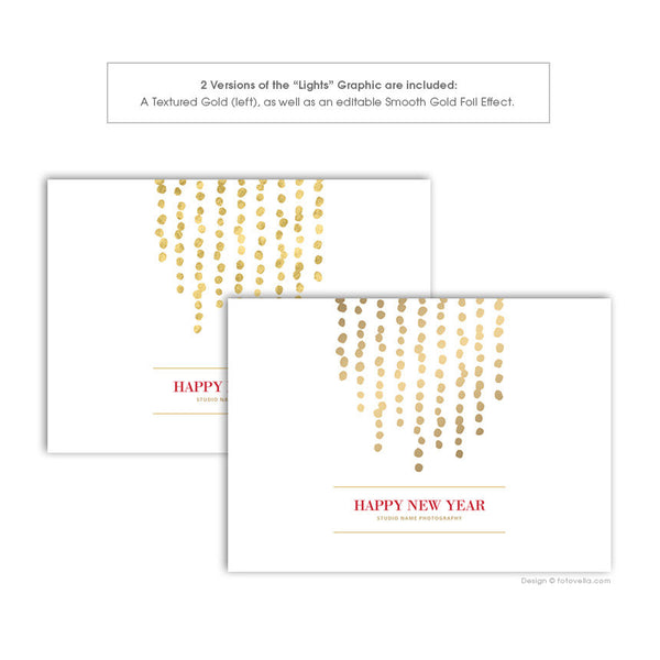 Photographer Thank You Card - Folded Thank You Card Marketing Template For Photographers - SHIMMER - 1613