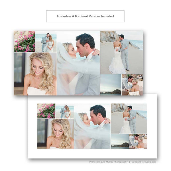 10x20 Photo Collage Storyboard Template - For Photographers - Photoshop Required - STORYLINE - 1535