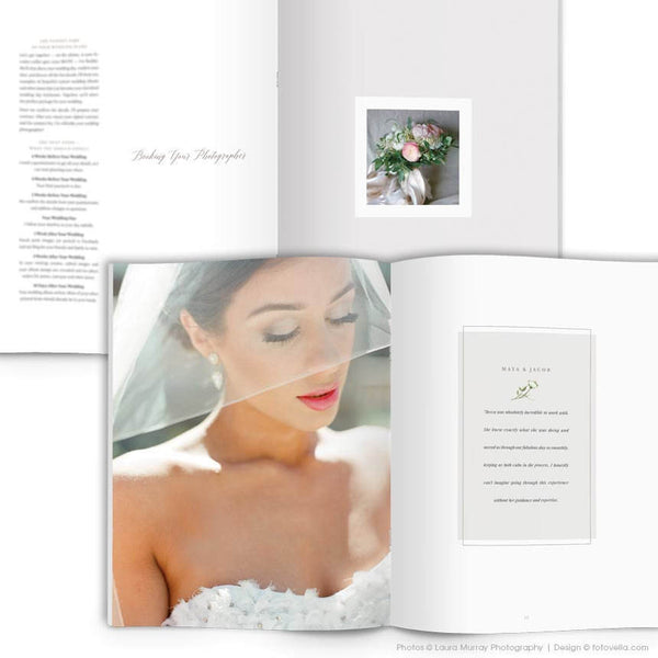 Wedding Photographer Marketing Template - Wedding Photography Welcome Guide Template - ROMANCE - 1647