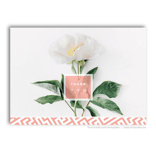 Photographer Thank You Card Photoshop Template - Photography Branding Templates - OLIVIA - 1621