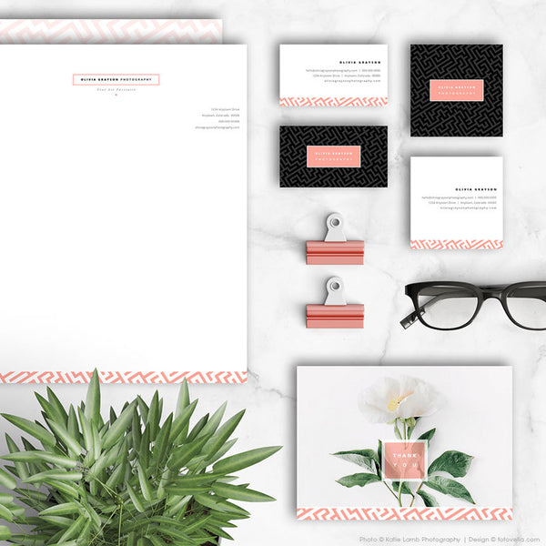 Photographer Marketing Template Set - Photography Branding Set - OLIVIA - 1631