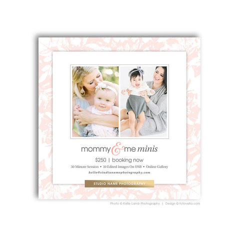 Mommy & Me Mother's Day Photo Session Digital Marketing Board - Mom and Me  - MOM ME 1 - 1655