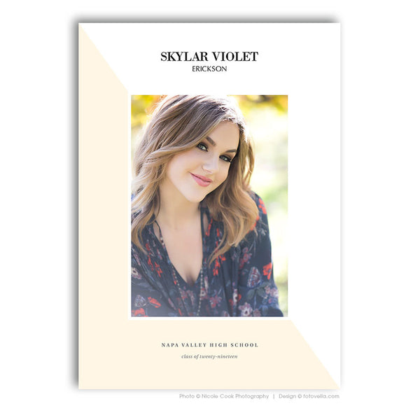 Senior Graduation Announcement Card - Senior Grad Card - Open House Invite - 5x7 Flat Card - Senior Boy or Senior Girl  -  - 1637