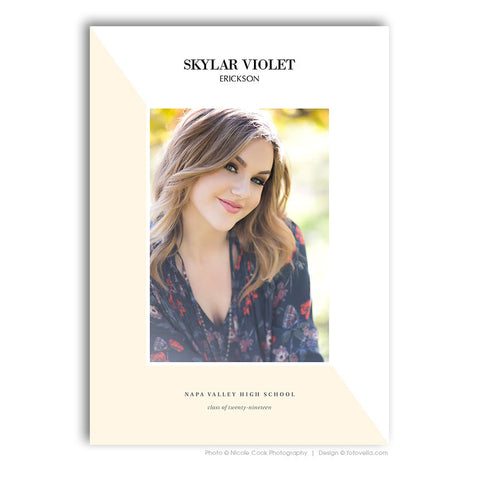 Senior Graduation Announcement Card - Senior Grad Card - Open House Invite - 5x7 Flat Card - Senior Boy or Senior Girl  -  - 1637