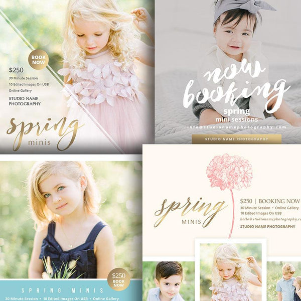 Fotovella Template Collection, 473 Photography Photoshop Template Bundle for Portrait, Newborn, Wedding & Senior Photographers, PSD templates, Facebook, Instagram