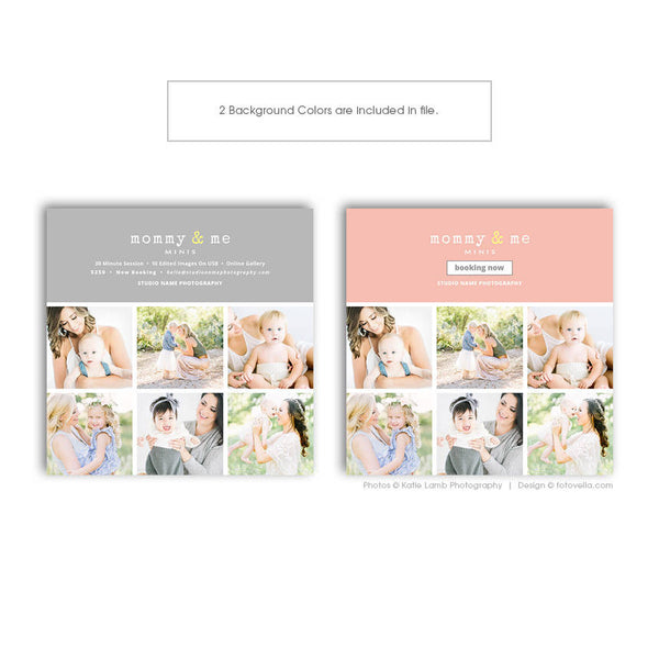 Mommy & Me Minis - Mother's Day Photo Session - Digital Marketing Board - MOM ME 4 - 1658