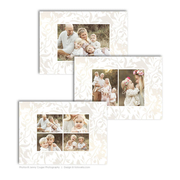 Valentine's Day Photo Card Template - For Photographers - Photoshop Required - LOVE YOU - 1699