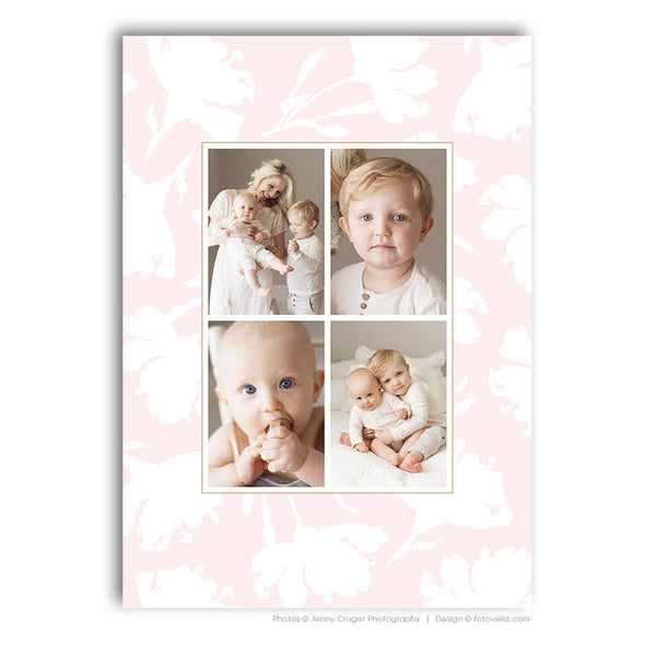 Valentine's Day Photo Card Template - For Photographers - Photoshop Required - LOVE - 1701